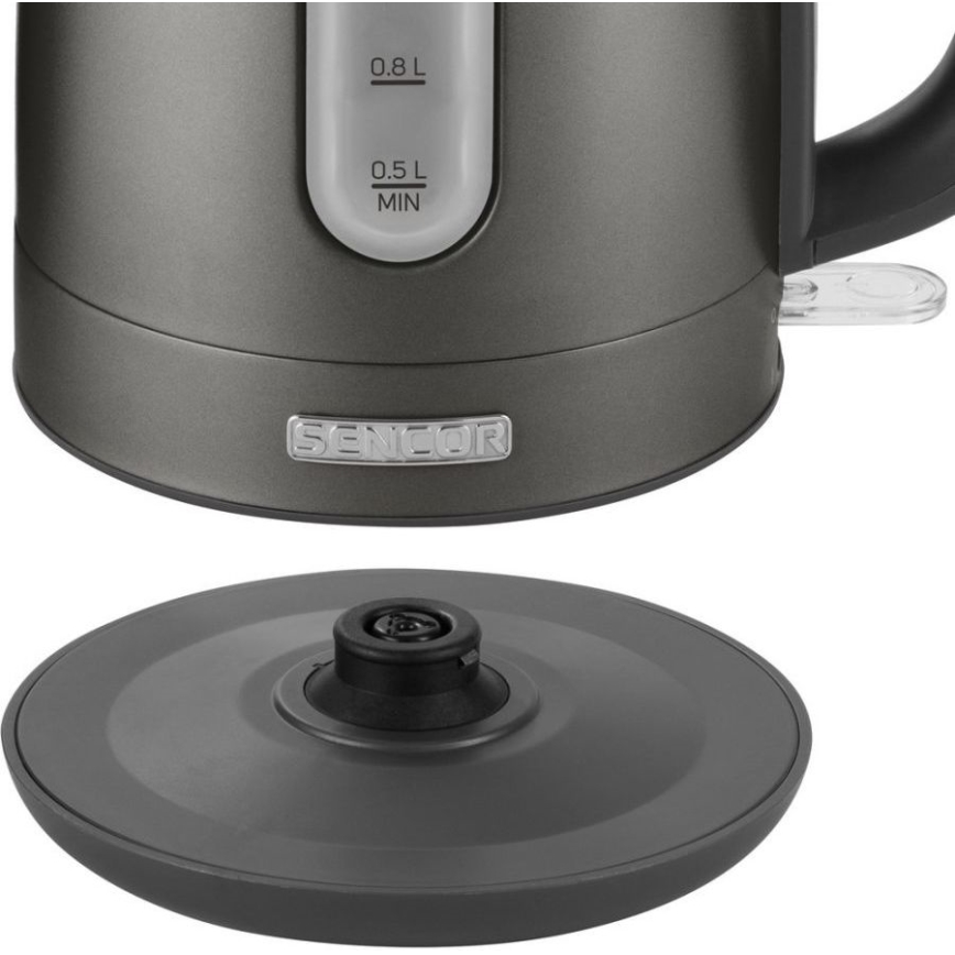 Sencor - Bollitore 1,2 l 2150W/230V antracite