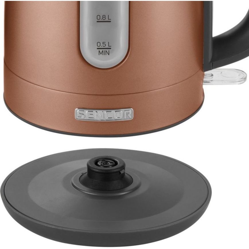 Sencor - Bollitore 1,2 l 2150W/230V rame