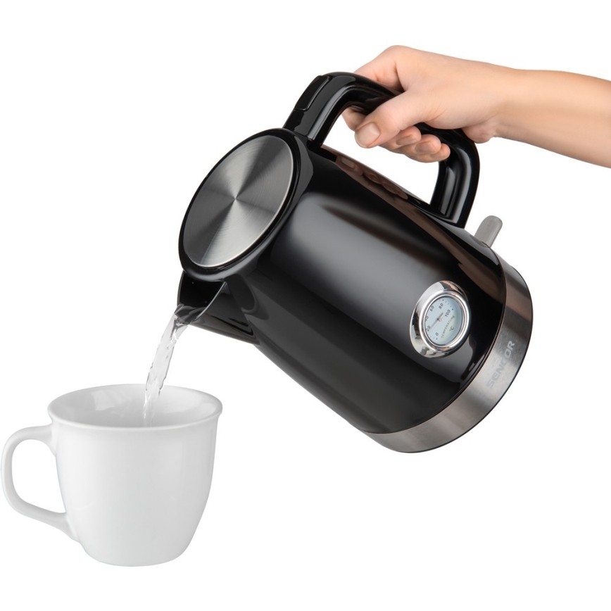 Sencor - Bollitore 1,7 l 2150W/230V nero