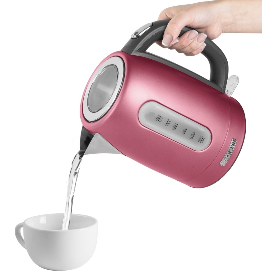 Sencor - Bollitore 1,7 l 2150W/230V rosa