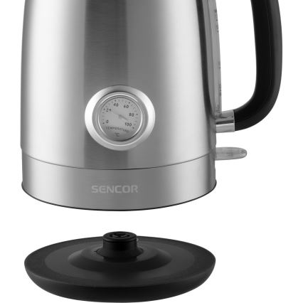 Sencor - Bollitore 1,7 l 2200W/230V acciaio inossidabile