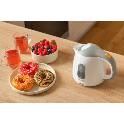 Sencor - Bollitore 1 l 1100W/230V bianco/grigio