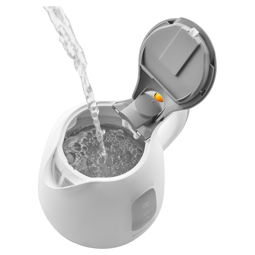 Sencor - Bollitore 1 l 1100W/230V bianco/grigio