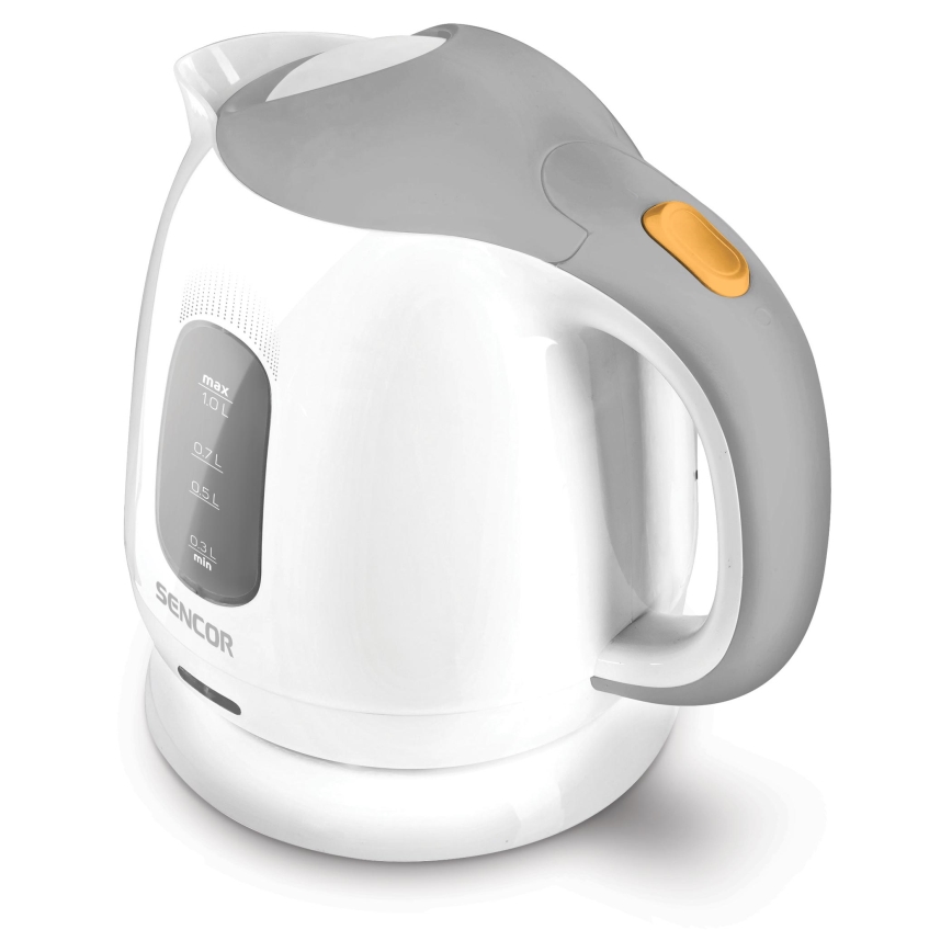 Sencor - Bollitore 1 l 1100W/230V bianco/grigio