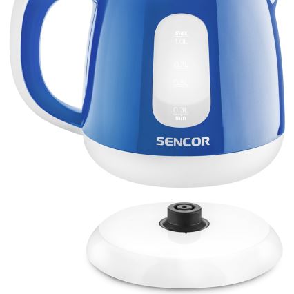 Sencor - Bollitore 1 l 1100W/230V blu