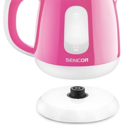 Sencor - Bollitore 1 l 1100W/230V rosa