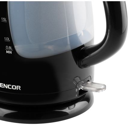 Sencor - Bollitore 2,5 l 2200W/230V nero