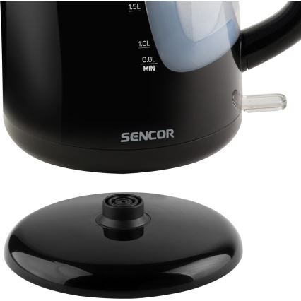 Sencor - Bollitore 2,5 l 2200W/230V nero