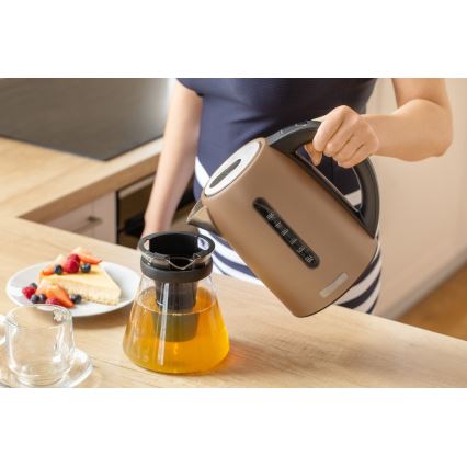 Sencor - Bollitore con termoregolazione 1,7 l 2150W/230V rame