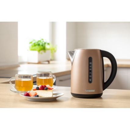 Sencor - Bollitore con termoregolazione 1,7 l 2150W/230V rame