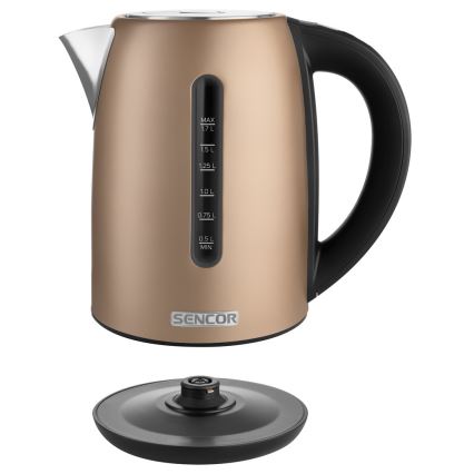 Sencor - Bollitore con termoregolazione 1,7 l 2150W/230V rame
