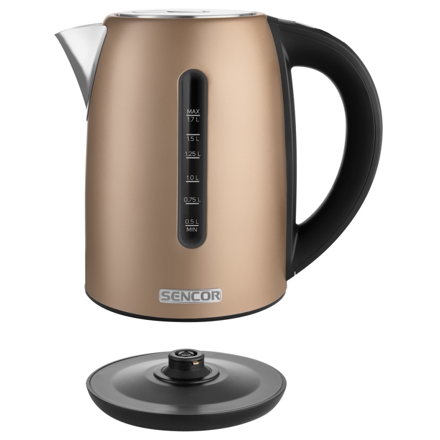 Sencor - Bollitore con termoregolazione 1,7 l 2150W/230V rame