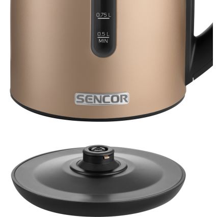 Sencor - Bollitore con termoregolazione 1,7 l 2150W/230V rame
