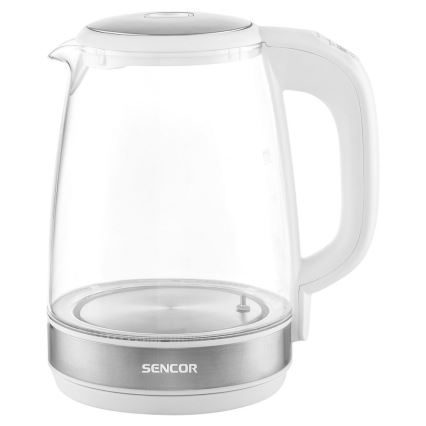 Sencor - Bollitore con termoregolazione 2 l 2200W/230V bianco