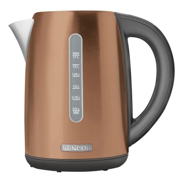 Sencor - Bollitore elettrico con regolazione della temperatura 1,7 l 2150W/230V color rame