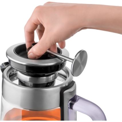 Sencor - Bollitore elettrico rapido con termoregolazione 1,5 l 1500W/230V acciaio inox