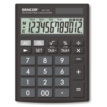 Sencor - Calcolatrice da tavolo 1xLR1130 nera