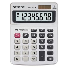 Sencor - Calcolatrice da tavolo  1xLR41 argento