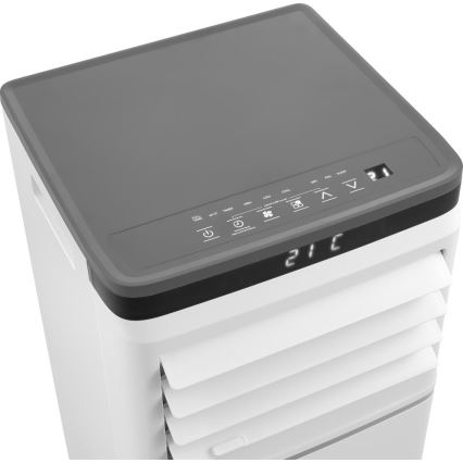 Sencor - Condizionatore portatile smart 3 in 1 con accessori completi 815W/230V 8000 BTU Wi-Fi bianco + telecomando