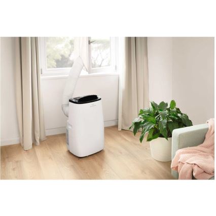 Sencor - Condizionatore portatile intelligente 4-in-1 completo di accessori 1750 W/230 V 18000 BTU Wi-Fi bianco + telecomando
