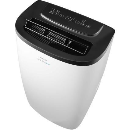 Sencor - Condizionatore portatile intelligente 4-in-1 completo di accessori 1750 W/230 V 18000 BTU Wi-Fi bianco + telecomando
