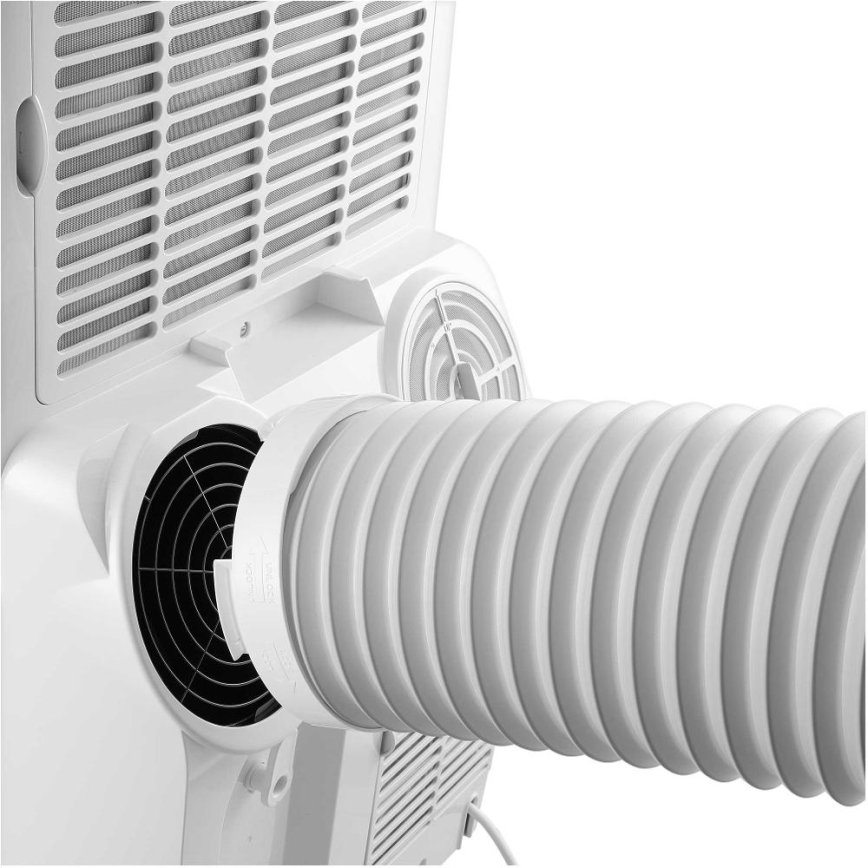 Sencor - Condizionatore portatile intelligente 4-in-1 completo di accessori 1750 W/230 V 18000 BTU Wi-Fi bianco + telecomando