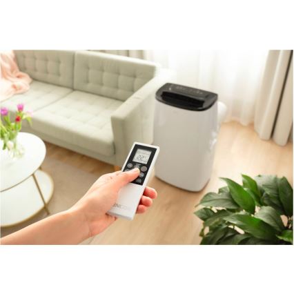 Sencor - Climatizzatore portatile intelligente 4 in 1 con accessori completi inclusi 1700W/230V 12000 BTU Wi-Fi bianco + telecomando