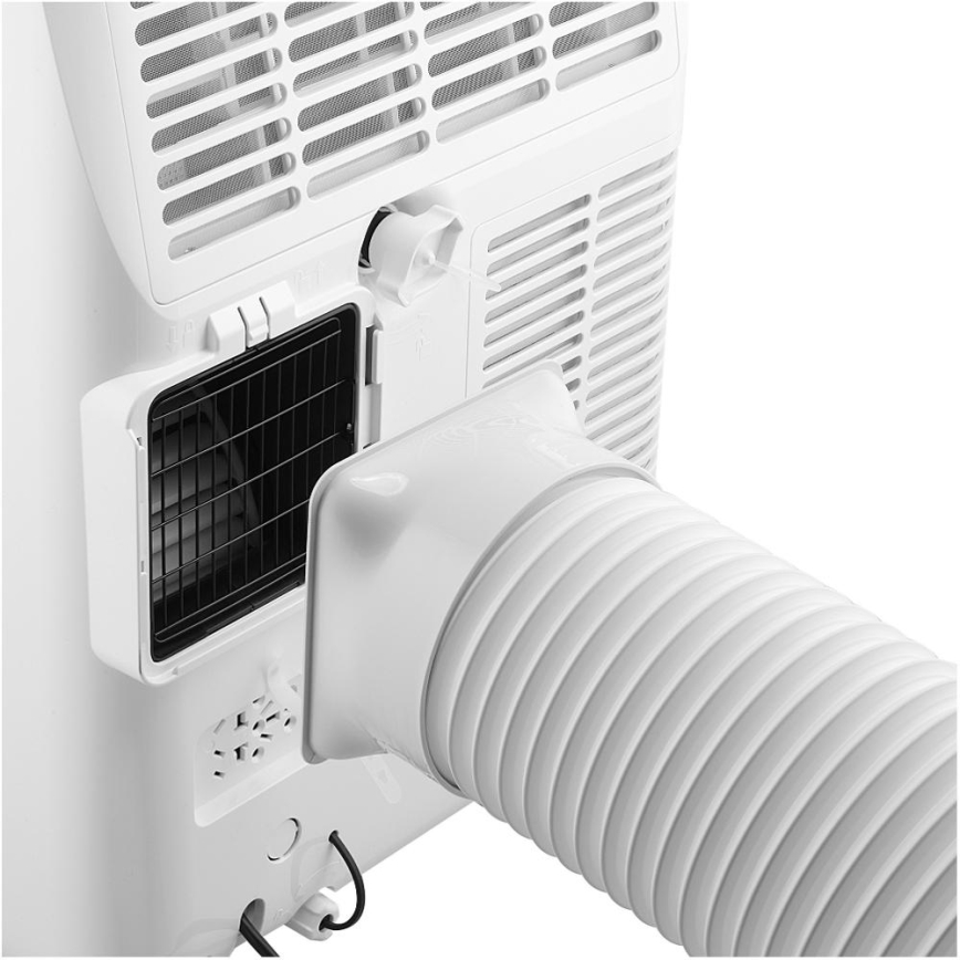 Sencor - Climatizzatore portatile intelligente 5 in 1 con accessori completi 733W/230V 9000 BTU Wi‑Fi bianco + telecomando
