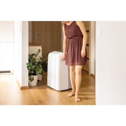 Sencor - Condizionatore d'aria mobile Smart 3in1 comprensivo di accessori completi 1450W/230V 12000 BTU Wi-Fi bianco + telecomando