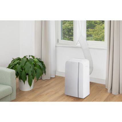 Sencor - Condizionatore d'aria mobile Smart 3in1 comprensivo di accessori completi 1450W/230V 12000 BTU Wi-Fi bianco + telecomando