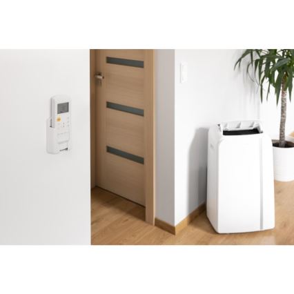 Sencor - Condizionatore d'aria mobile Smart 3in1 comprensivo di accessori completi 1450W/230V 12000 BTU Wi-Fi bianco + telecomando