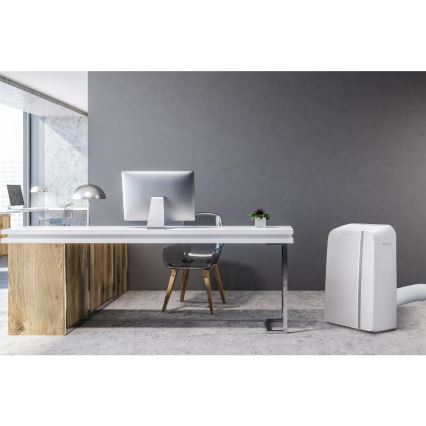 Sencor - Condizionatore d'aria mobile Smart 3in1 comprensivo di accessori completi 1450W/230V 12000 BTU Wi-Fi bianco + telecomando