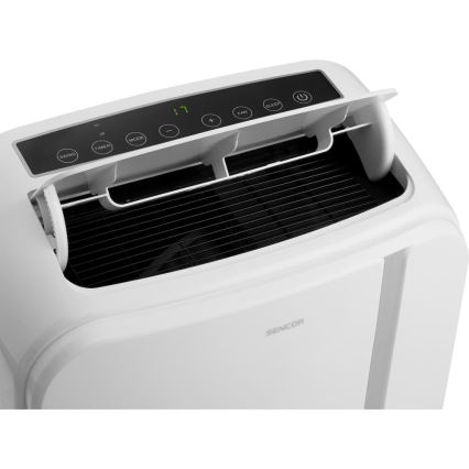 Sencor - Condizionatore d'aria mobile Smart 3in1 comprensivo di accessori completi 1450W/230V 12000 BTU Wi-Fi bianco + telecomando