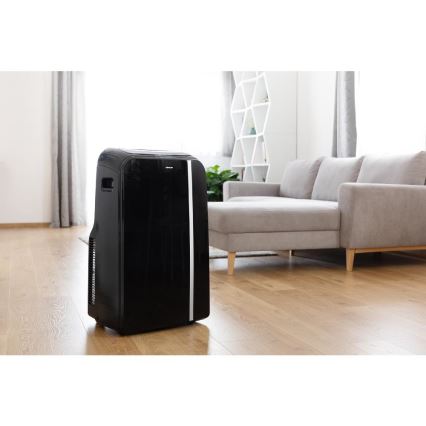 Sencor - Condizionatore d'aria mobile Smart 3in1 comprensivo di accessori completi 1450W/230V 12000 BTU Wi-Fi nero + telecomando