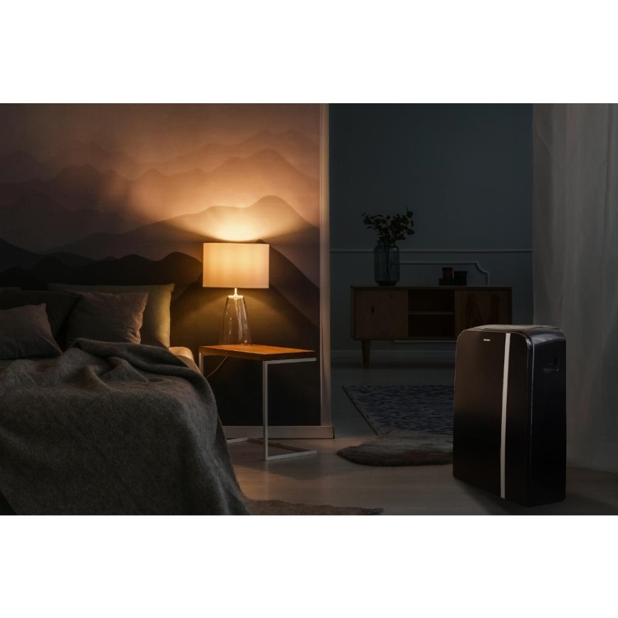Sencor - Condizionatore d'aria mobile Smart 3in1 comprensivo di accessori completi 1450W/230V 12000 BTU Wi-Fi nero + telecomando