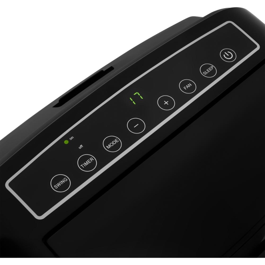 Sencor - Condizionatore d'aria mobile Smart 3in1 comprensivo di accessori completi 1450W/230V 12000 BTU Wi-Fi nero + telecomando