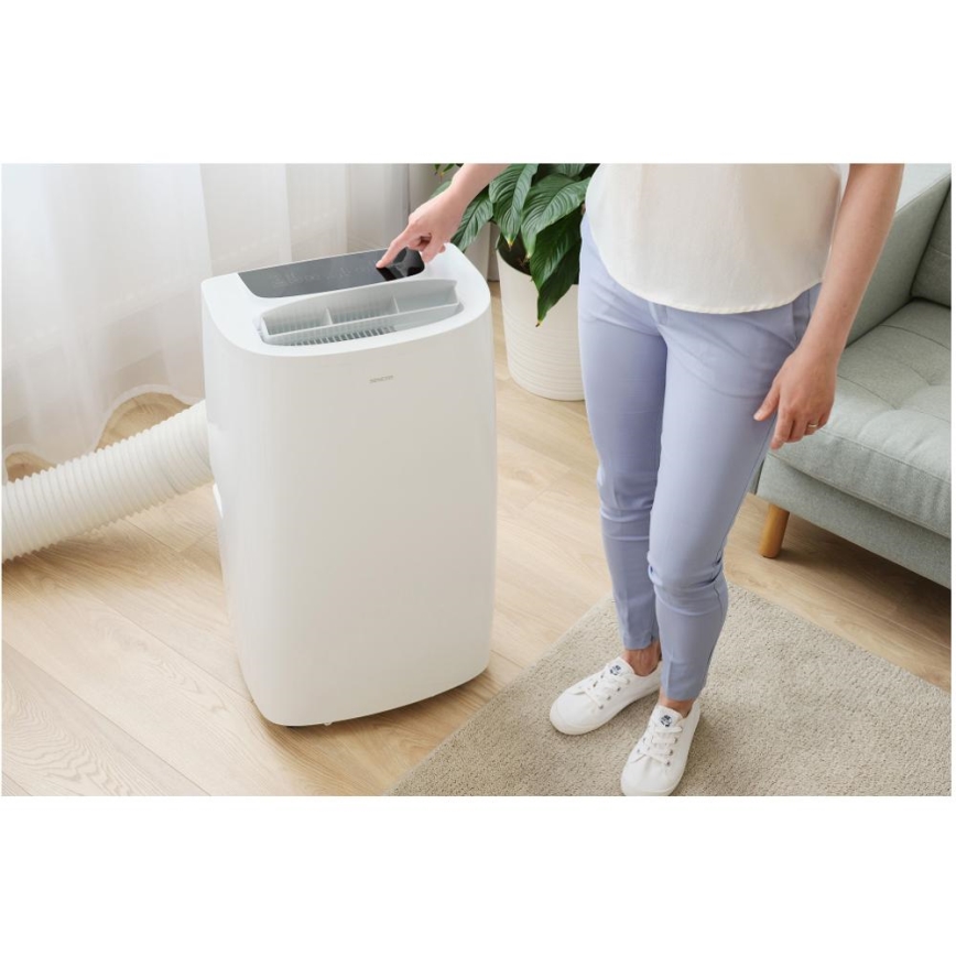 Sencor - Condizionatore d'aria mobile Smart 3in1 comprensivo di accessori completi 1700W/230V 16000 BTU Wi-Fi + telecomando