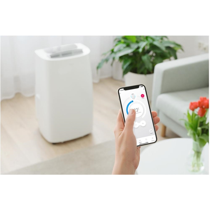 Sencor - Condizionatore d'aria mobile Smart 3in1 comprensivo di accessori completi 1700W/230V 16000 BTU Wi-Fi + telecomando
