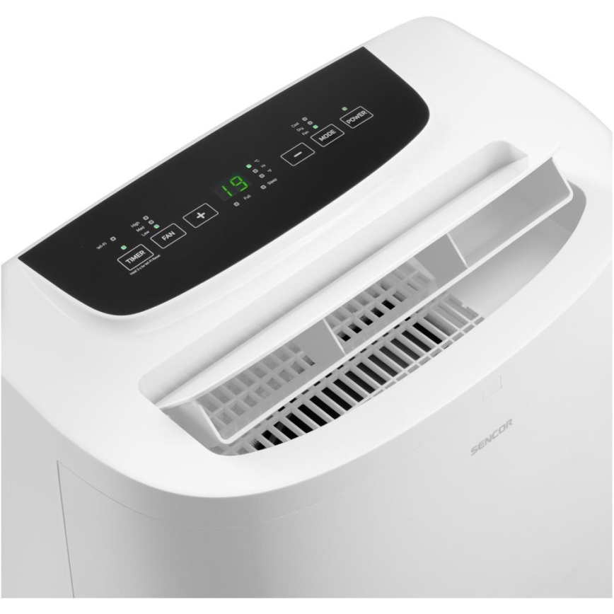 Sencor - Condizionatore d'aria mobile Smart 3in1 comprensivo di accessori completi 1700W/230V 16000 BTU Wi-Fi + telecomando