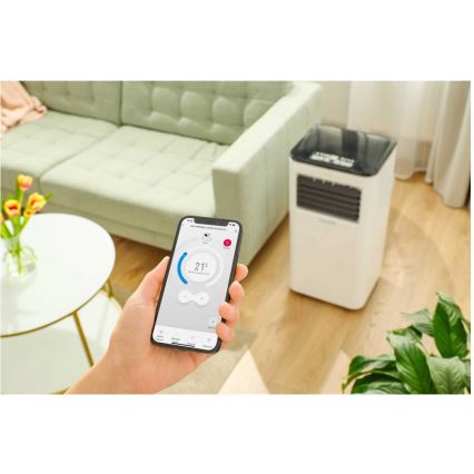 Sencor - Condizionatore d'aria mobile Smart 3in1 comprensivo di accessori completi 805W/230V 8000 BTU Wi-Fi + telecomando