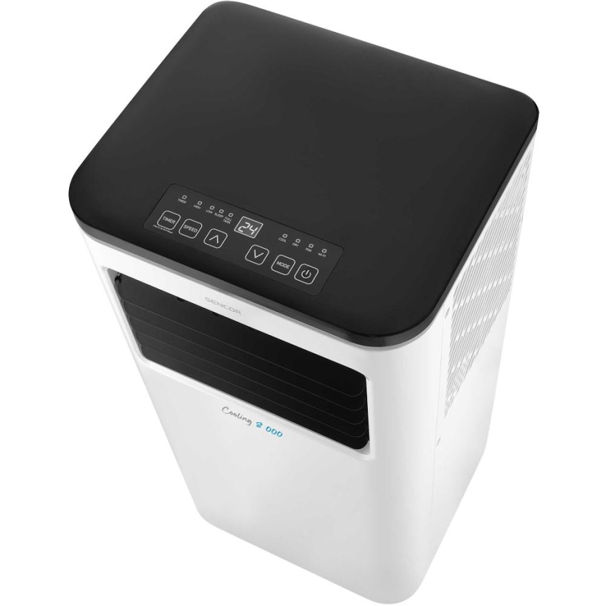 Sencor - Condizionatore d'aria mobile Smart 3in1 comprensivo di accessori completi 805W/230V 8000 BTU Wi-Fi + telecomando