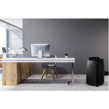Sencor - Condizionatore mobile smart včetně kompletního příslušenství 900W/230V 9000 BTU Wi-Fi nero + telecomando