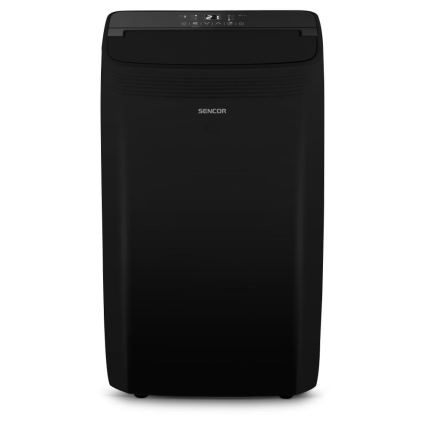 Sencor - Condizionatore mobile smart včetně kompletního příslušenství 900W/230V 9000 BTU Wi-Fi nero + telecomando