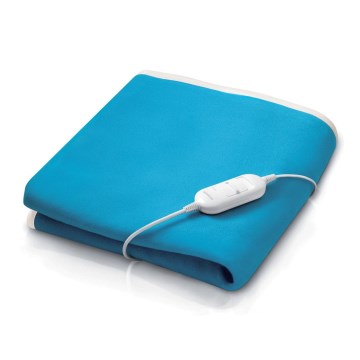 Sencor - Coperta elettrica riscaldante 60 W/230 V 150x80 cm blu