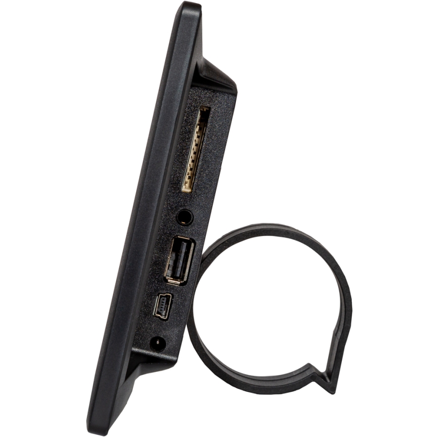 Sencor - Cornice fotografica digitale 7 con altoparlante 230V, nera + telecomando