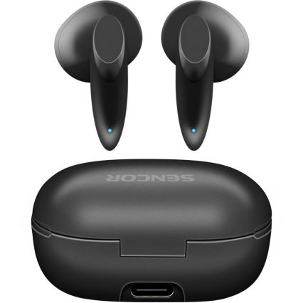 Sencor - Cuffie wireless 230 mAh + 2x 25 mAh IPX4 nero