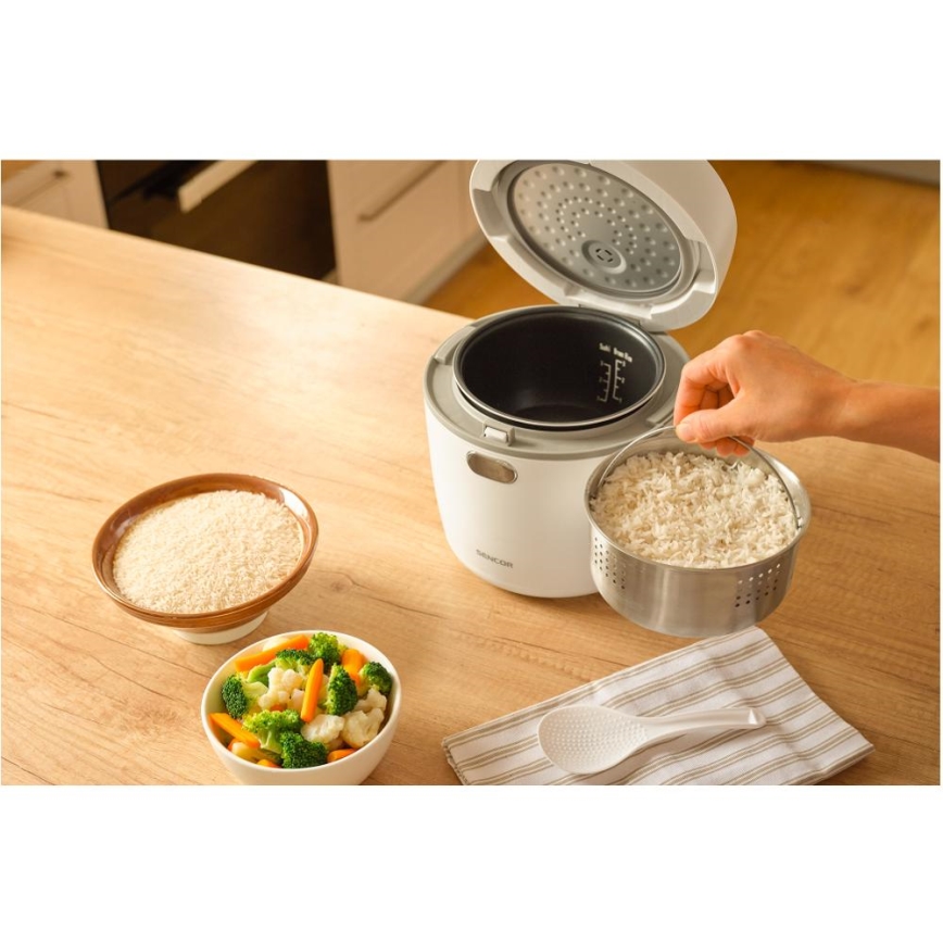 Sencor - Cuociriso 350W/230V 0,6 l bianco