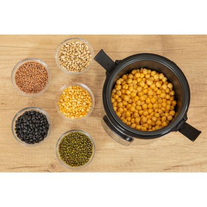 Sencor - Cuociriso multifunzione 350W/230V 0,6 l acciaio inox/nero