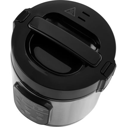 Sencor - Cuociriso multifunzione 350W/230V 0,6 l acciaio inox/nero