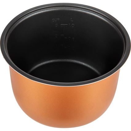 Sencor - Cuociriso multifunzione 350W/230V 0,6 l acciaio inox/nero